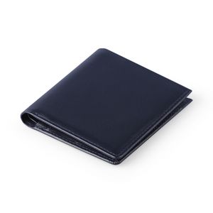 Slim&High (슬림앤하이 심플 가죽 반지갑) - 네이비