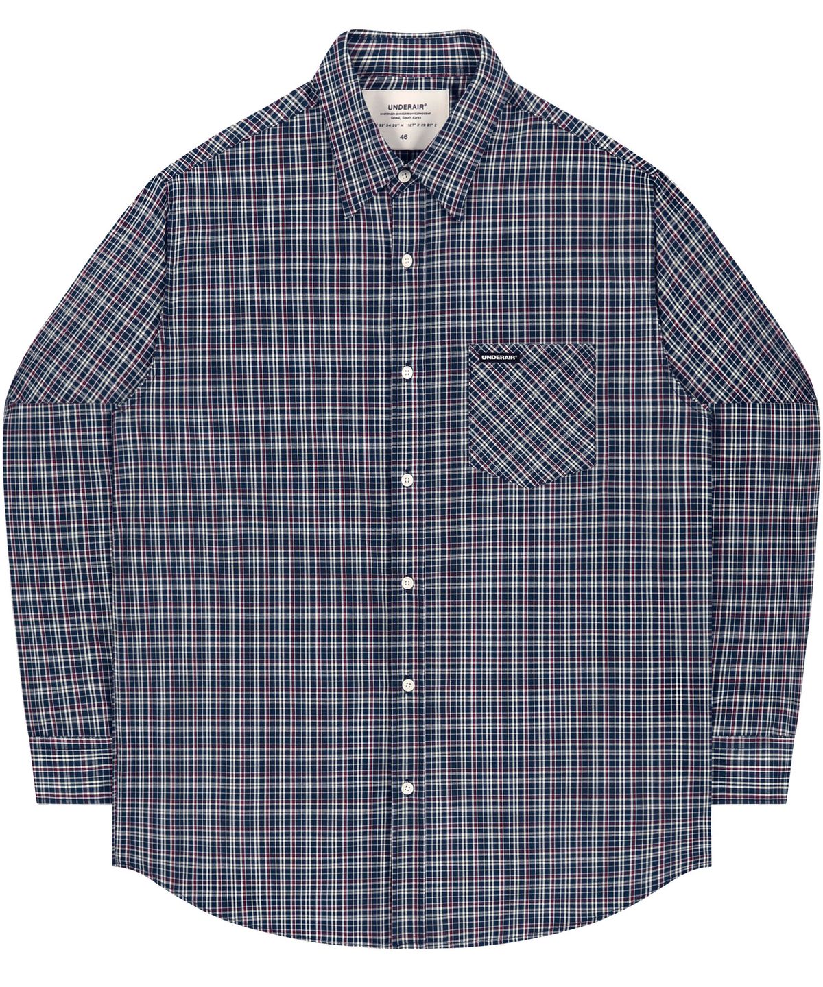 언더에어(UNDERAIR) Boldness Shirts - Navy