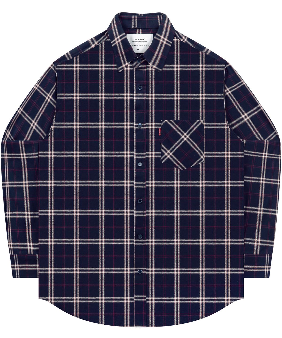 언더에어(UNDERAIR) Amarone Shirts - Navy