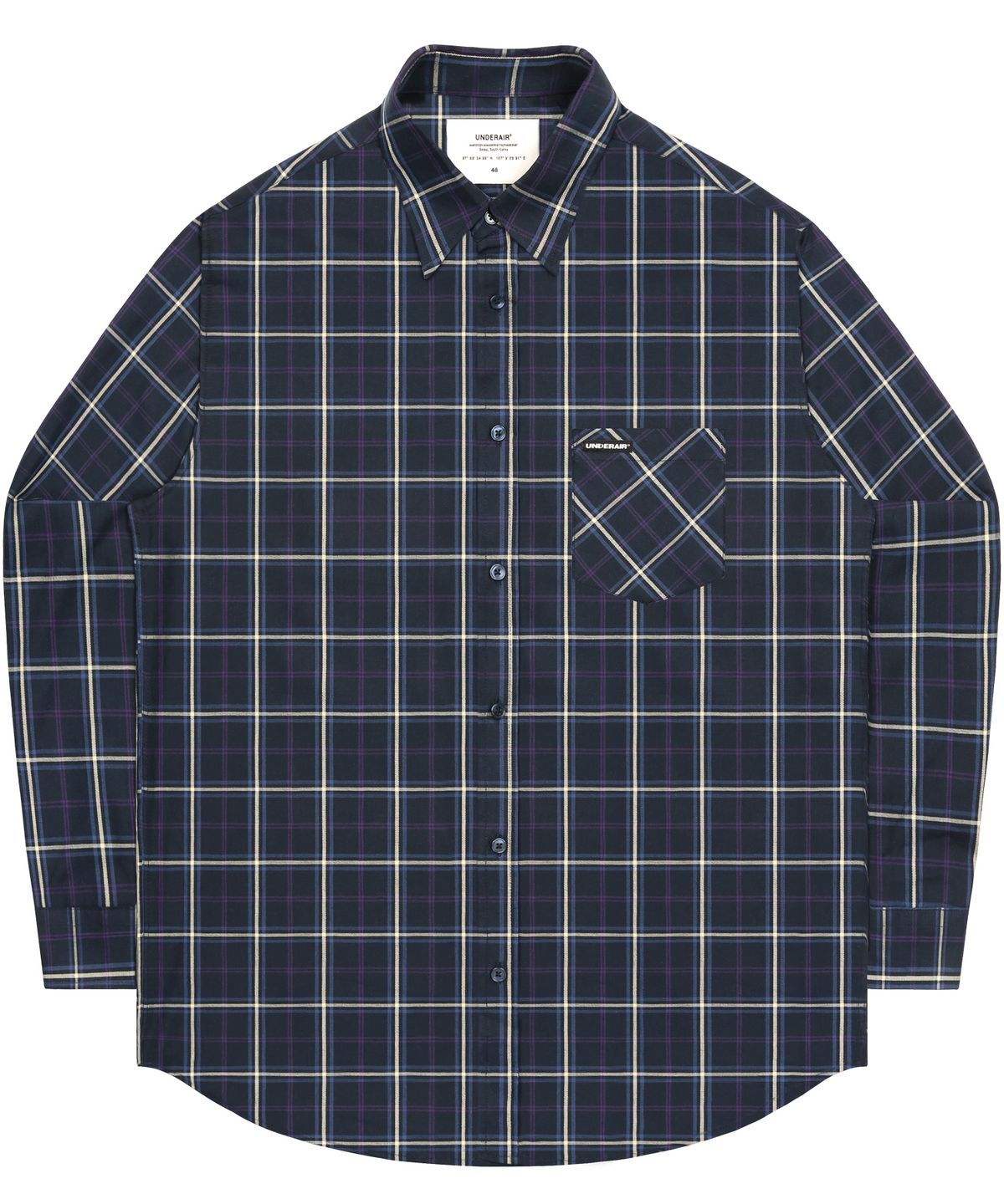 언더에어(UNDERAIR) Treption Shirts - Violet