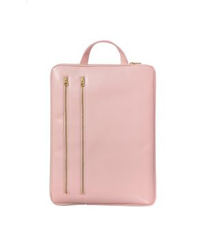 BRIEF BAG 2 ZIP_Baby pink