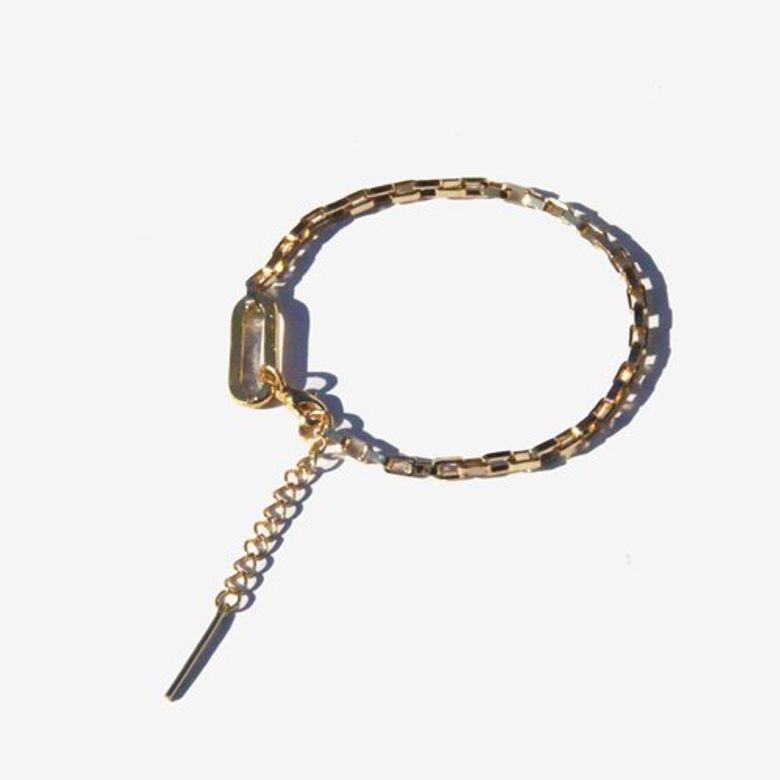 [RUSHOFF] Gold Clip Bracelet/ 골드클립 팔찌