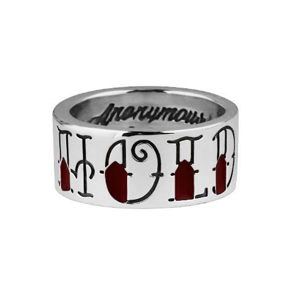 어나니머스아티즌(ANONYMOUS ARTISAN) Oldschool Letter Ring - hold fast