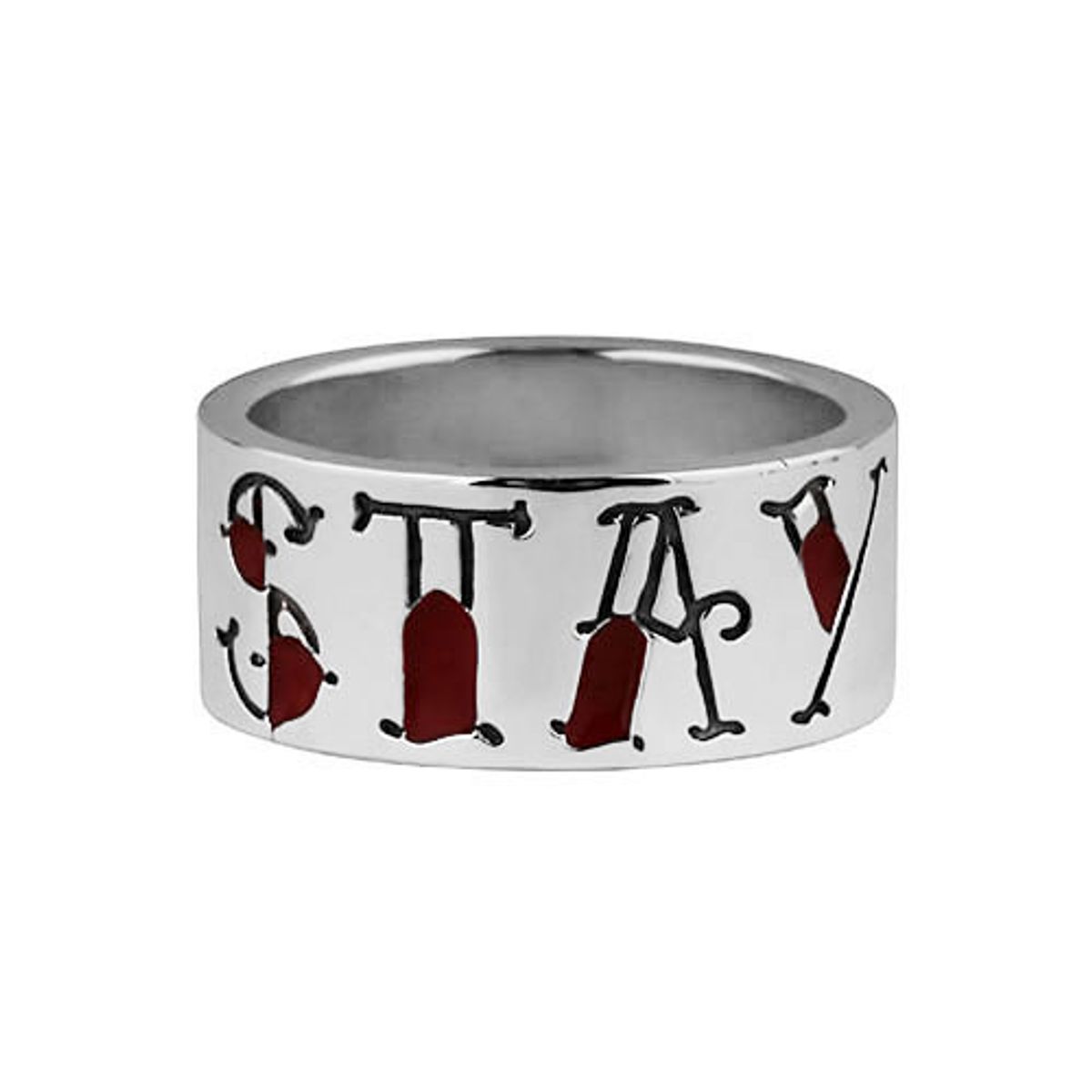 어나니머스아티즌(ANONYMOUS ARTISAN) Oldschool Letter Ring - stay true