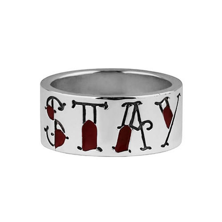 Oldschool Letter Ring - stay true