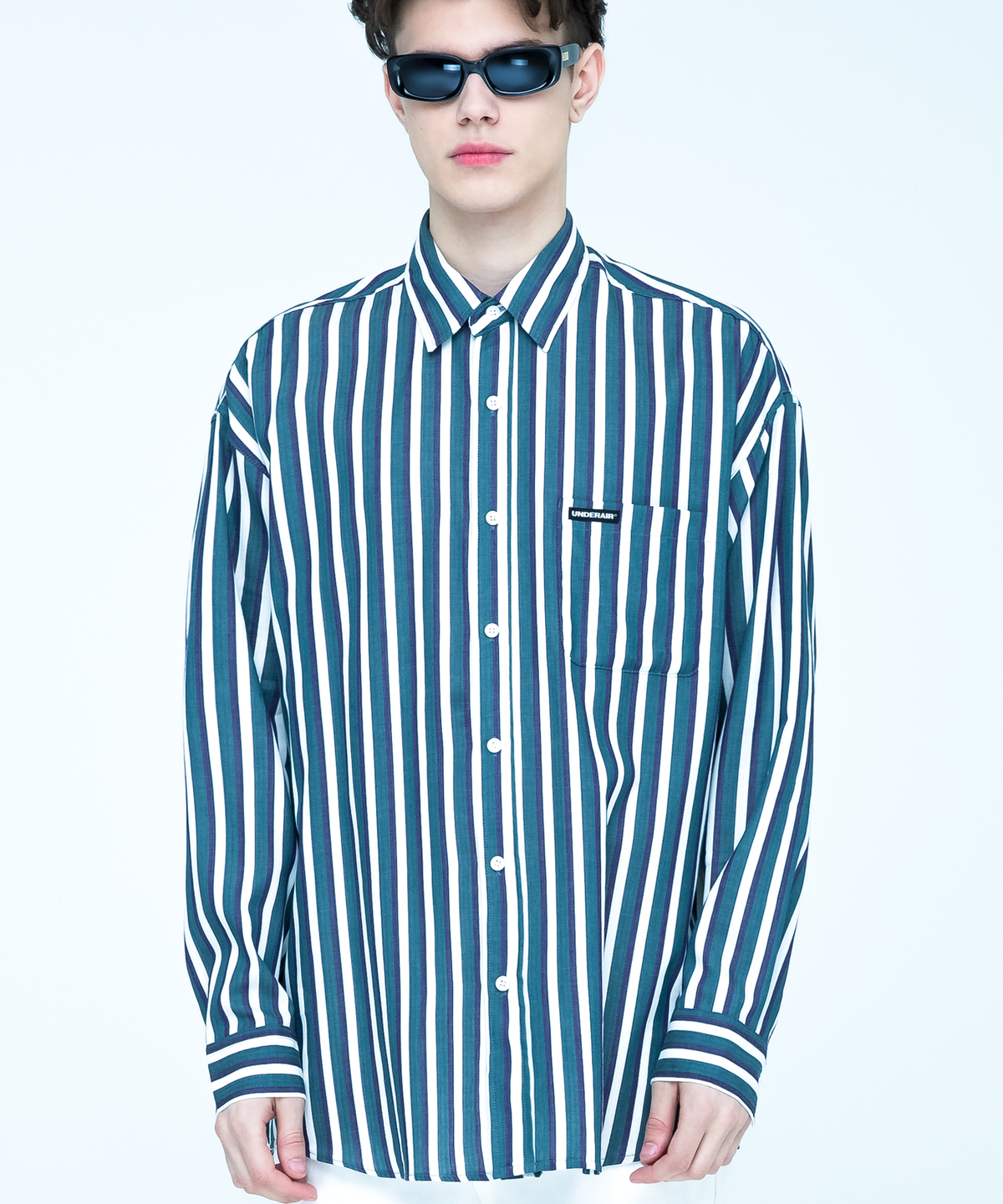 언더에어(UNDERAIR) Hewettite Shirts - Green