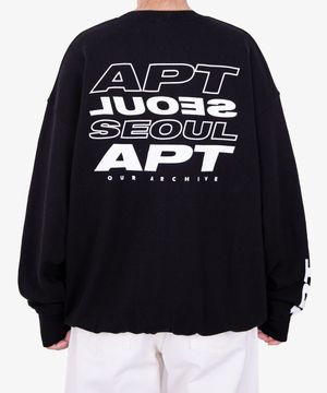 DOUBLE SEOUL SWEAT SHIRTS - BLACK