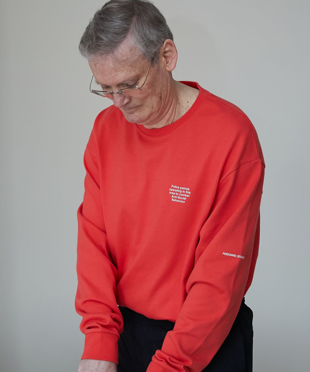스텝온리(STAFFONLY) PATROL LONG SLEEVE (ORANGE)