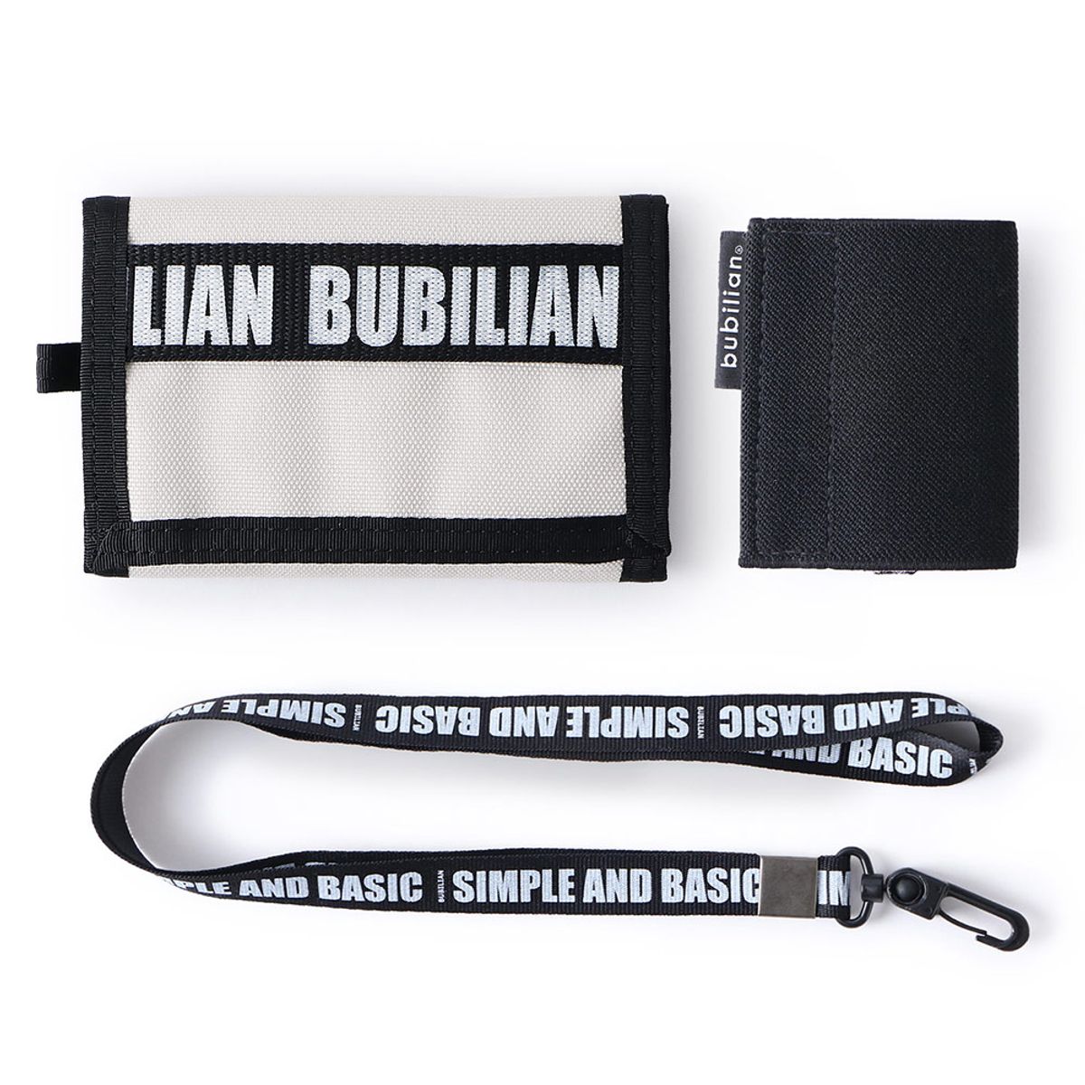 버빌리안(BUBILIAN) Velcro Wallet _ Cream