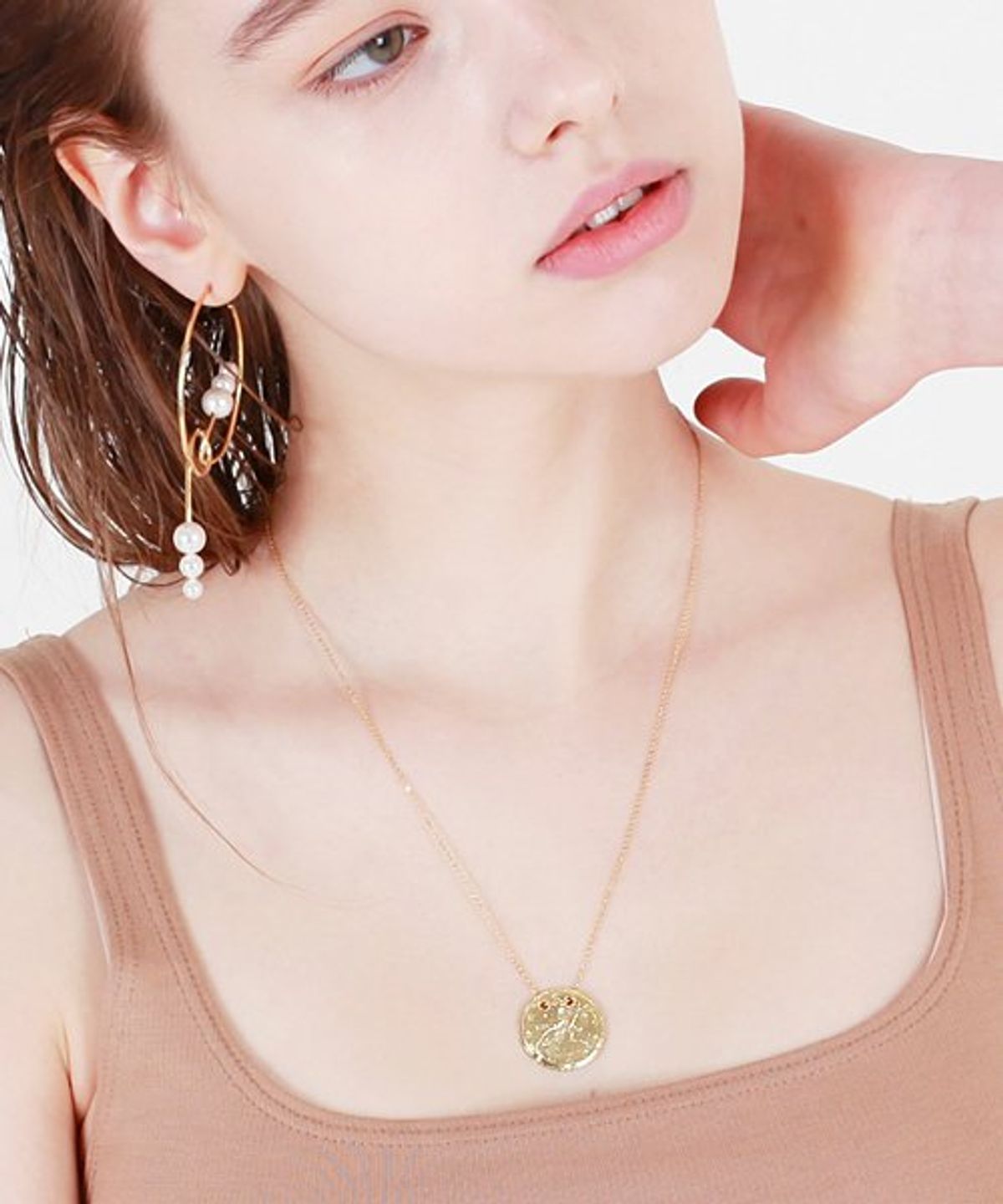 데라룬(DE LA LUNE) 코인 목걸이[DL18SSNC08MTF]