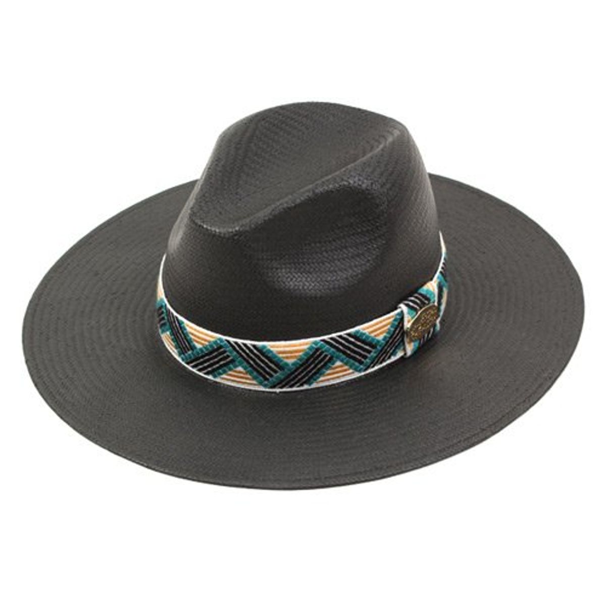 유니버셜 케미스트리(UNIVERSAL CHEMISTRY) Cool Line Summer Long Black Fedora 썸머페도라
