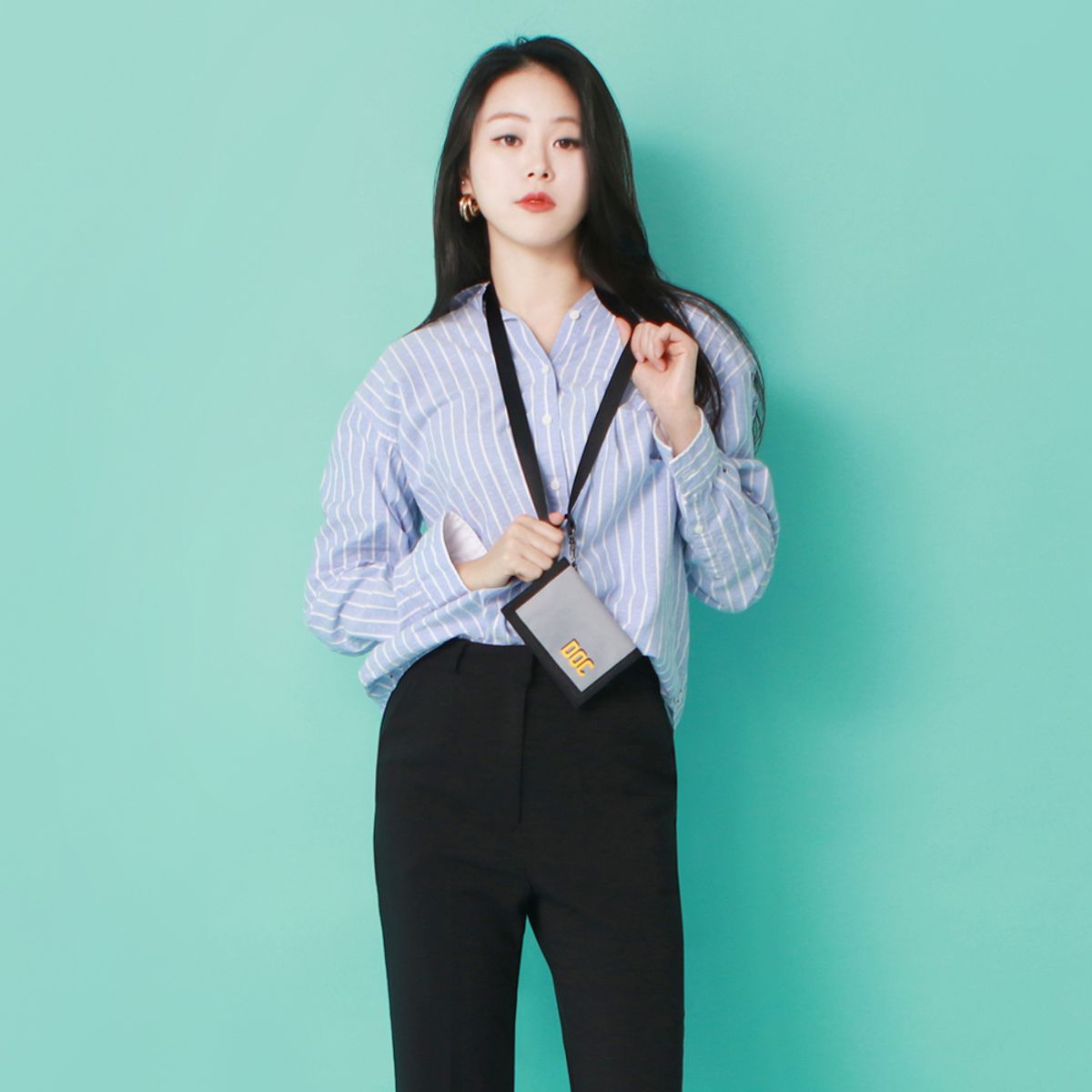 드레피소드(DREPISODE) [랜야드증정] DQC 유스턴 윙 랜야드 지갑 WALLET D2-GY
