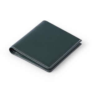 Slim&High (슬림앤하이 심플 가죽 반지갑) - 딥그린