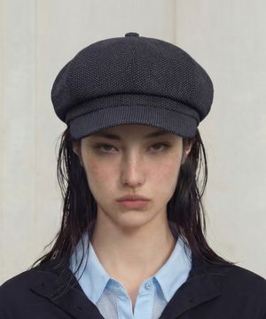 코튼 헌팅캡 CASTRO BERET / STITCH / NAVY