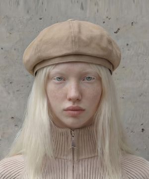 코튼 베레모 BREAD BERET / BIO / DESERT