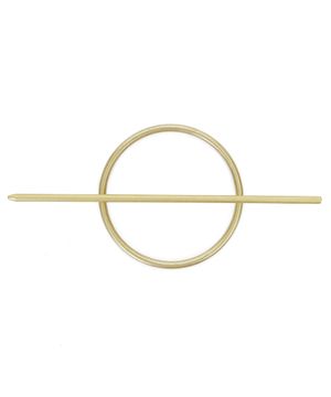 브라스 헤어핀 CIRCLE HAIR PIN / BRASS GOLD