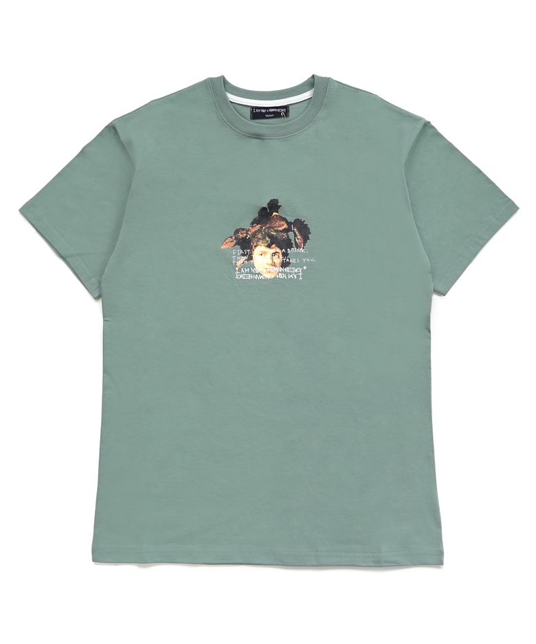 THE DRINK TAKES YOU T-SHIRT - SKY BLUE