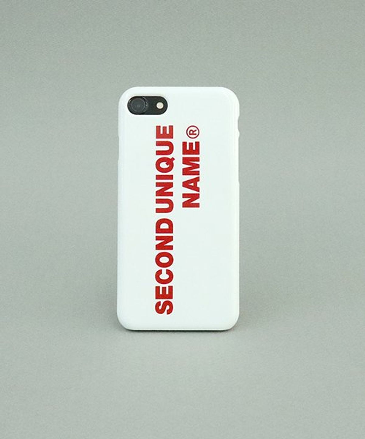 세컨드유니크네임(SECOND UNIQUE NAME) SUN CASE LOGO WHITE