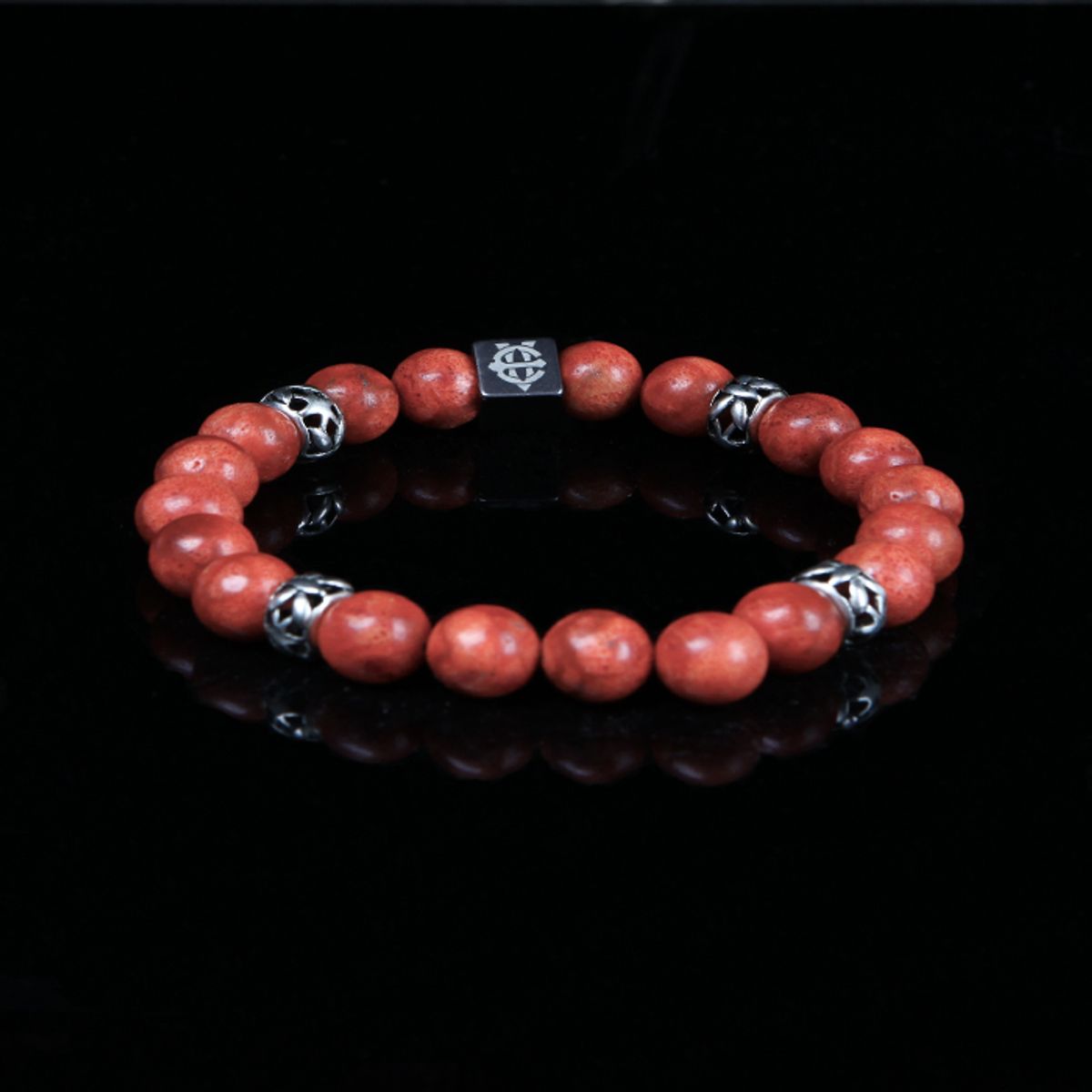에잇볼륨(EIGHTVOLUME) EV 1 Bead Bracelet(Redish)