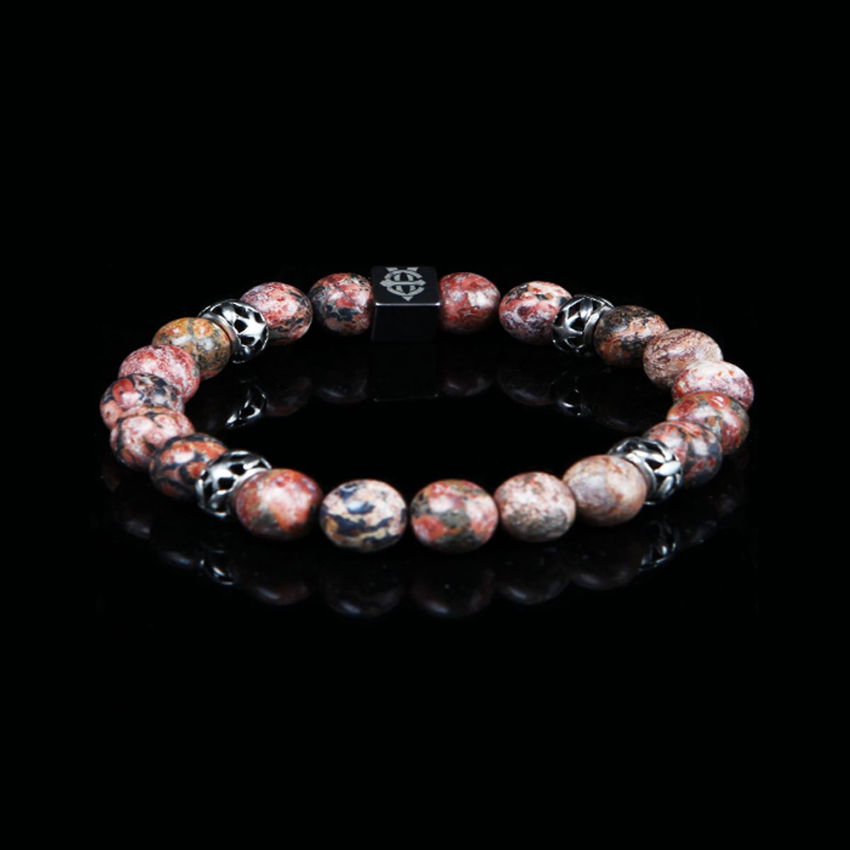 에잇볼륨(EIGHTVOLUME) EV 1 Bead Bracelet(Reopard)