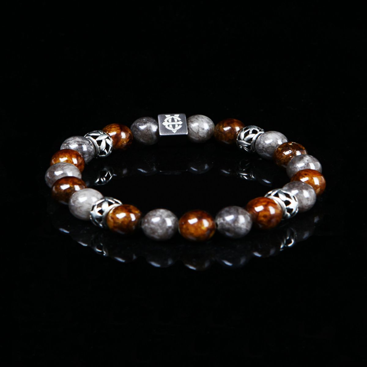 에잇볼륨(EIGHTVOLUME) EV 2 Bead Bracelet(B&G)
