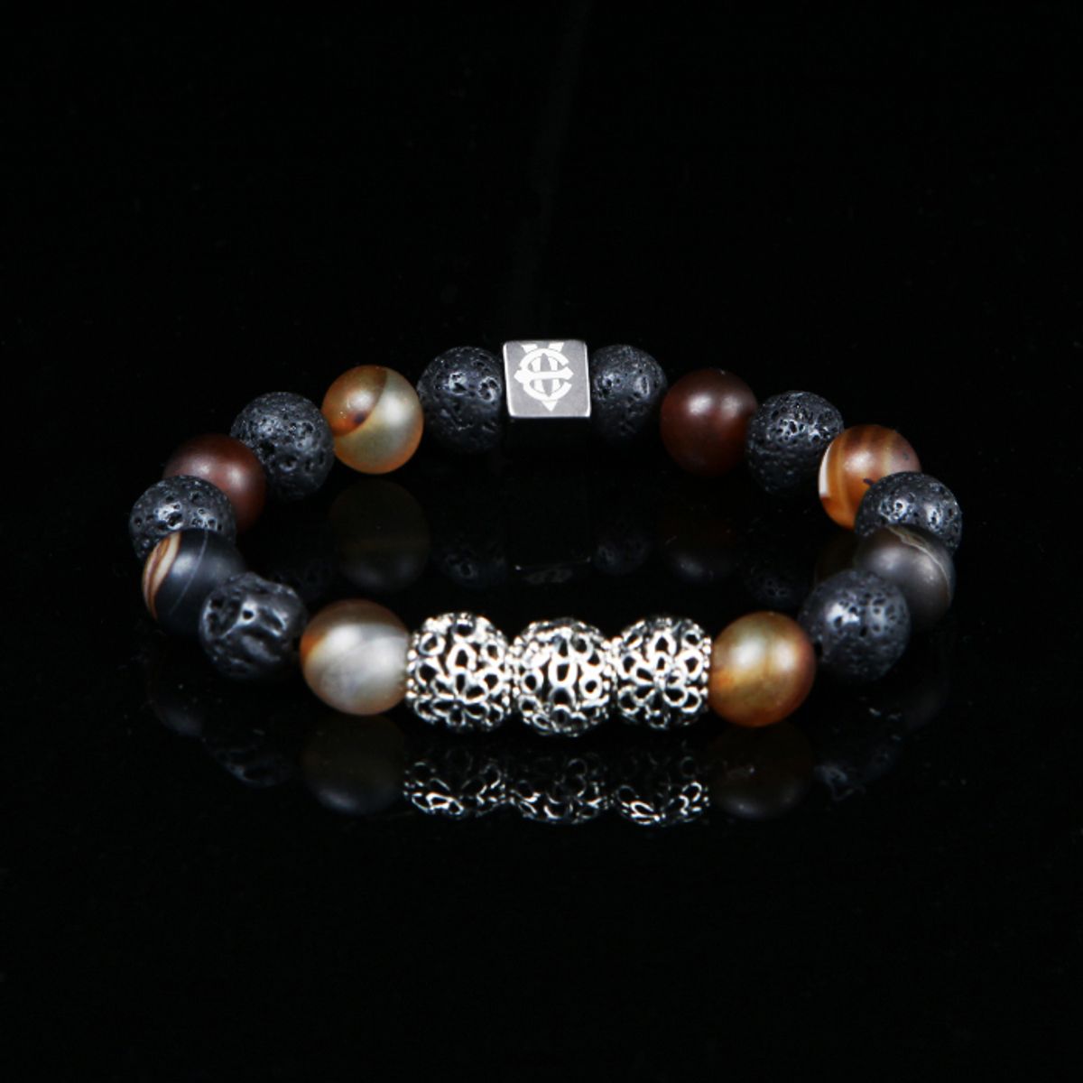 에잇볼륨(EIGHTVOLUME) EV 3motif Bead Bracelet(B&B)