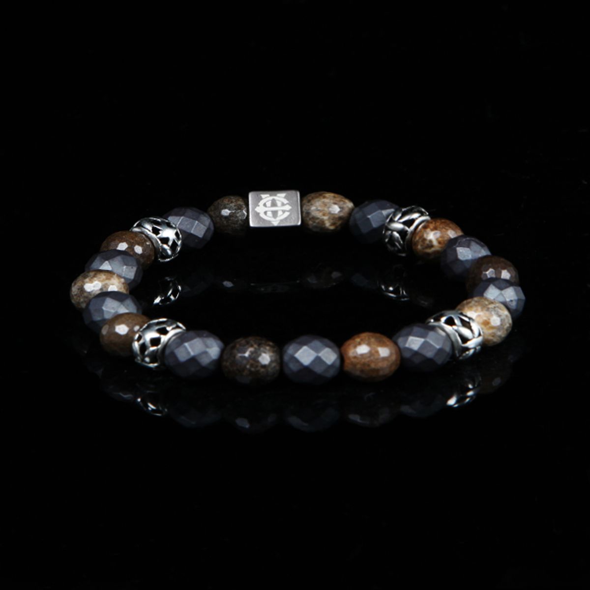 에잇볼륨(EIGHTVOLUME) EV Rondelle Bead Bracelet(G&B)