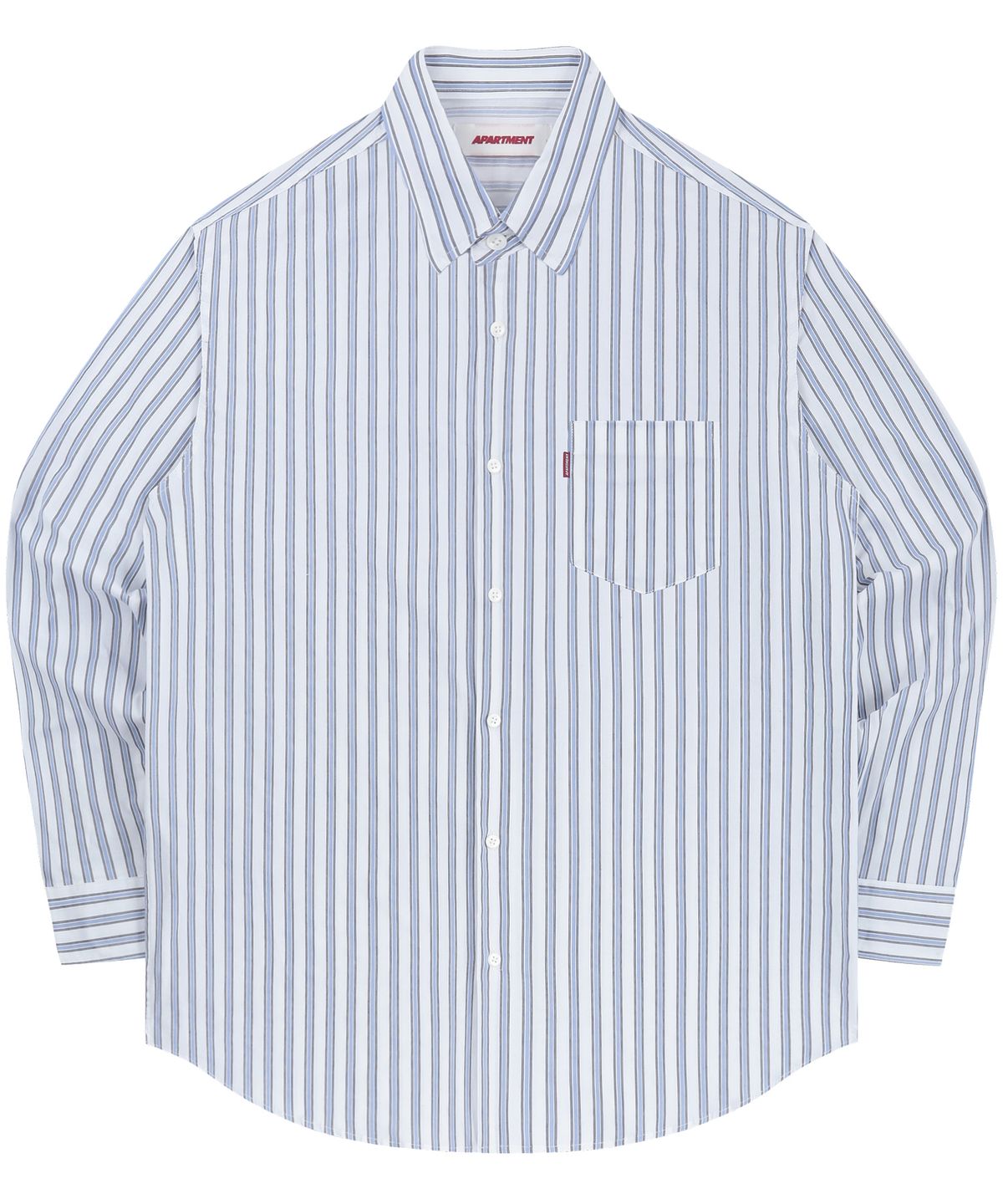 아파트먼트(APARTMENT) Lovers Lane Shirts - Skyblue