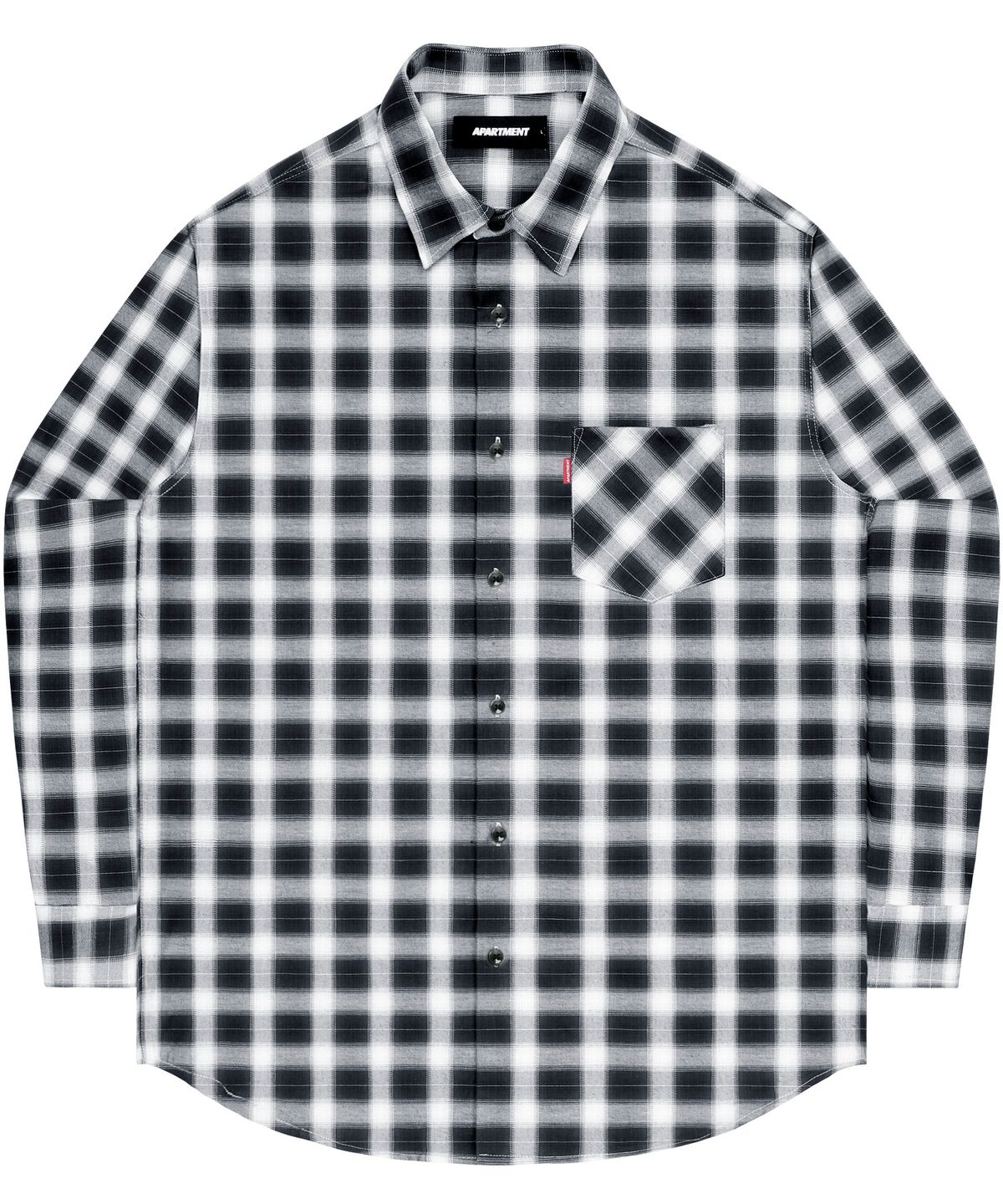 아파트먼트(APARTMENT) Shadow Play Shirts - Black