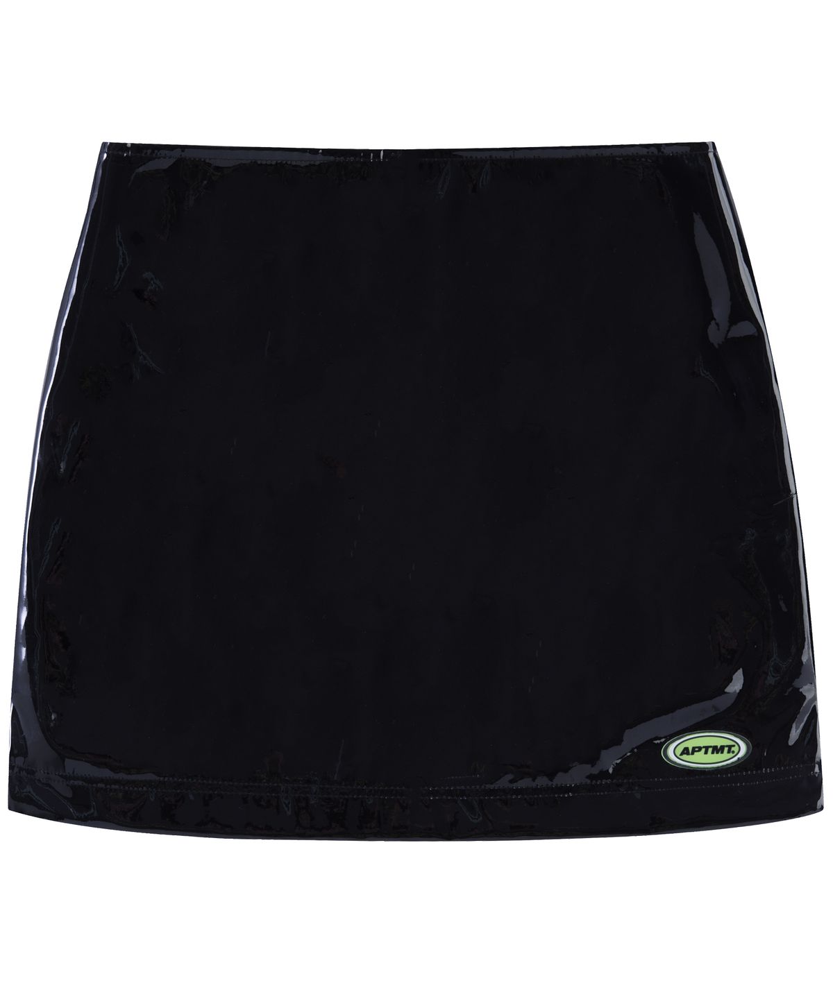 아파트먼트(APARTMENT) (W) Enamel Skirt - Black