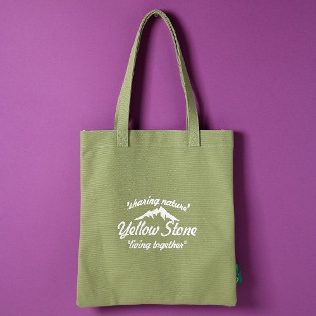 옐로우스톤(YELLOWSTONE) 에코백 숄더백 CANVAS ECOBAG -YS2025GF /GREEN