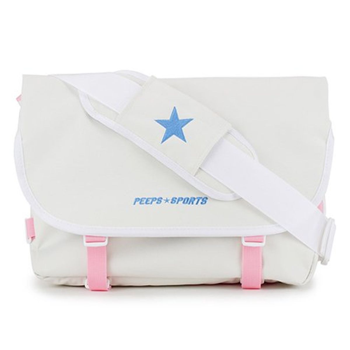 핍스(PEEPS) essential messenger bag_vivid edit(vivid ivory)