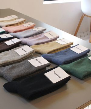 1290 남녀공용 골지 양말 5켤레 (30색상)