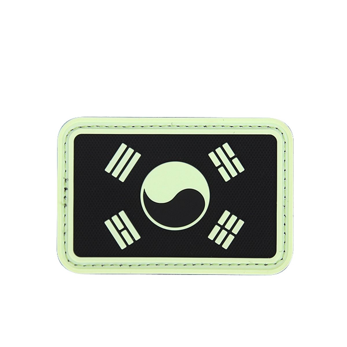 스페이버(SPAVER) PVC 벨크로 태극기 패치 (야광)