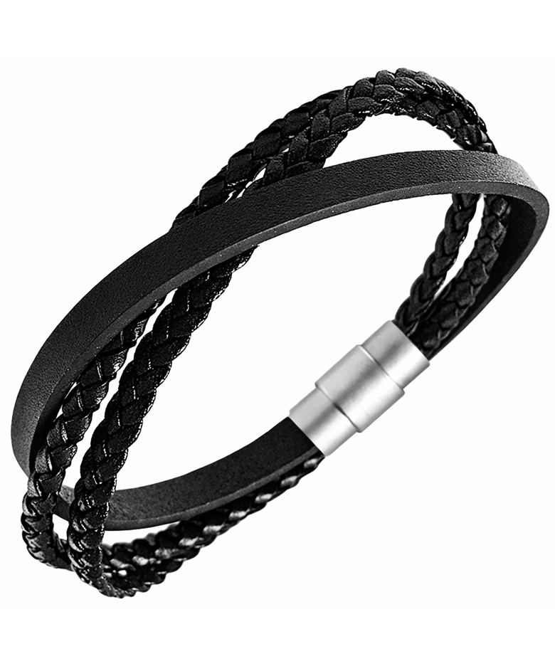 LAYERED LEATHER (BLACK)