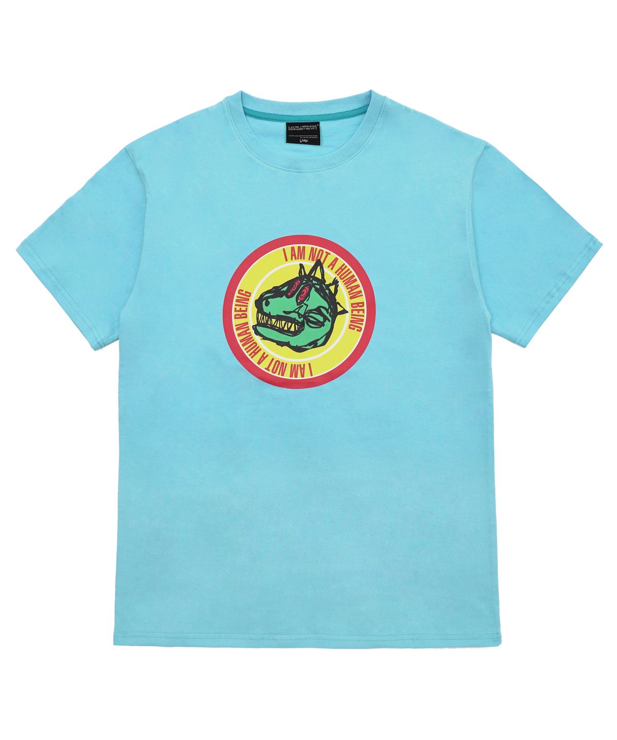 아임낫어휴먼비잉(I AM NOT A HUMAN BEING) DINO LOGO T-SHIRT - SKY BLUE