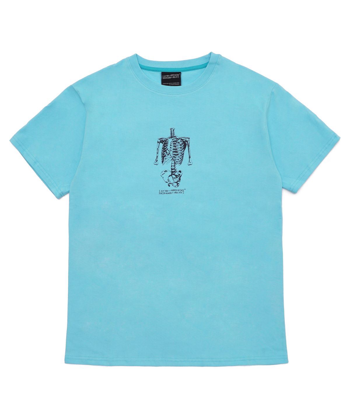 아임낫어휴먼비잉(I AM NOT A HUMAN BEING) TORSO T-SHIRT - WASHING BLUE