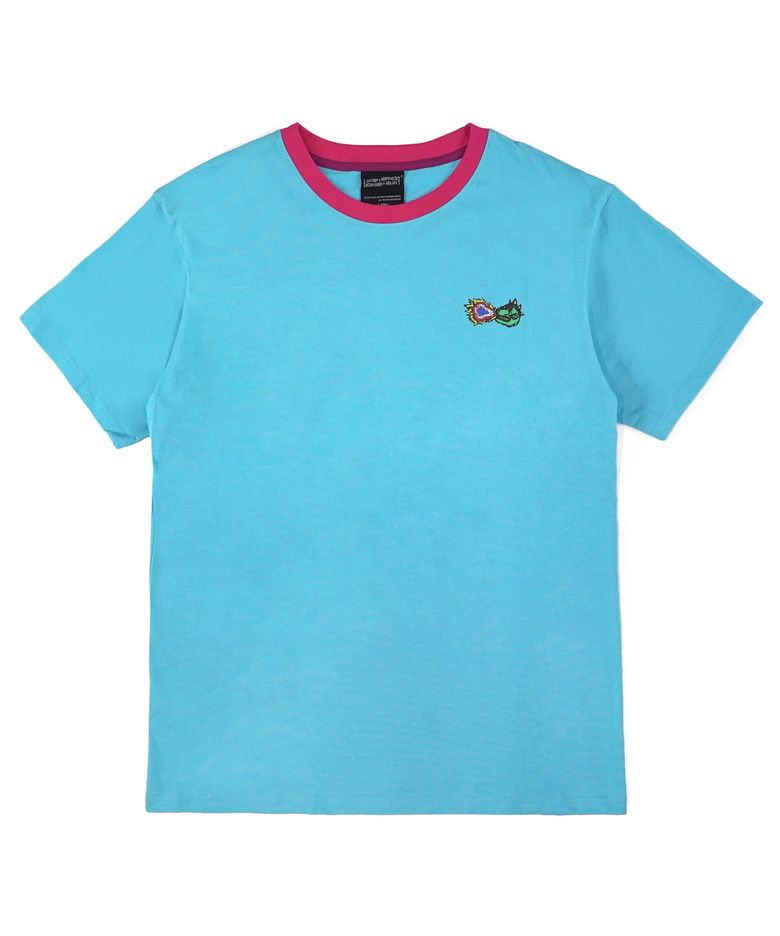 FIRE CRACKER LOGO T-SHIRT - SKY BLUE