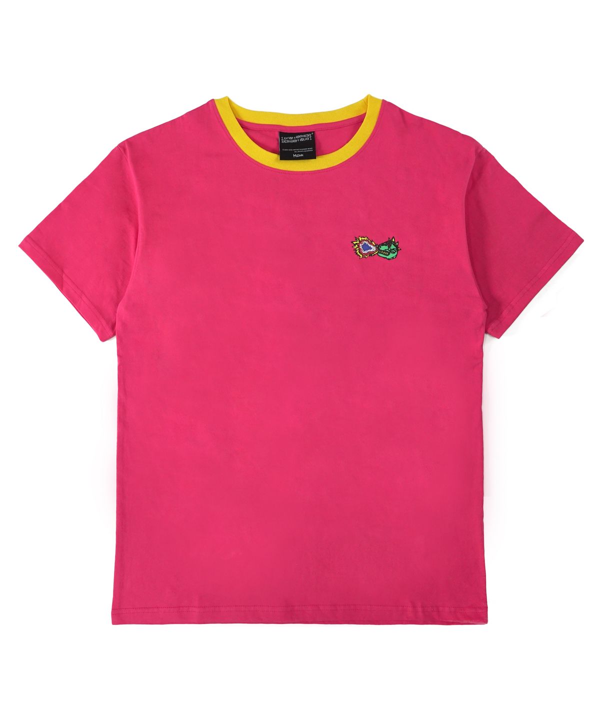 아임낫어휴먼비잉(I AM NOT A HUMAN BEING) FIRE CRACKER LOGO T-SHIRT - HOT PINK