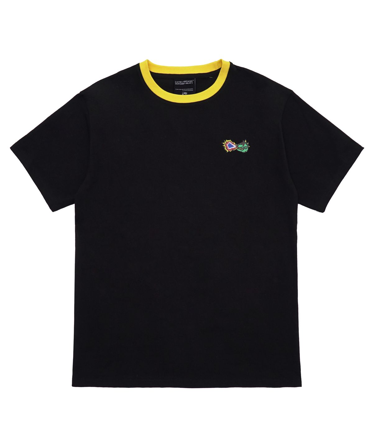 아임낫어휴먼비잉(I AM NOT A HUMAN BEING) FIRE CRACKER LOGO T-SHIRT - BLACK