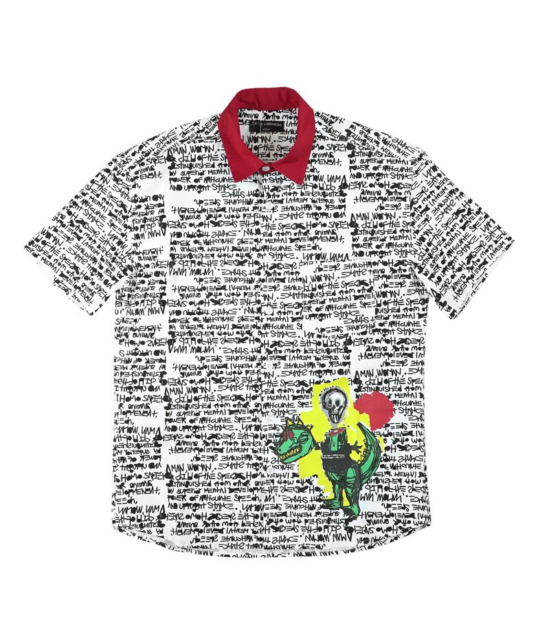NOT A HUMANBEING HAWAIIAN SHIRTS - WHITE