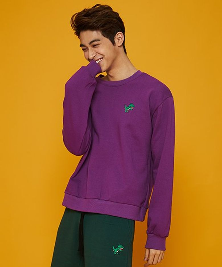 Dino sweatshirts[Violet]