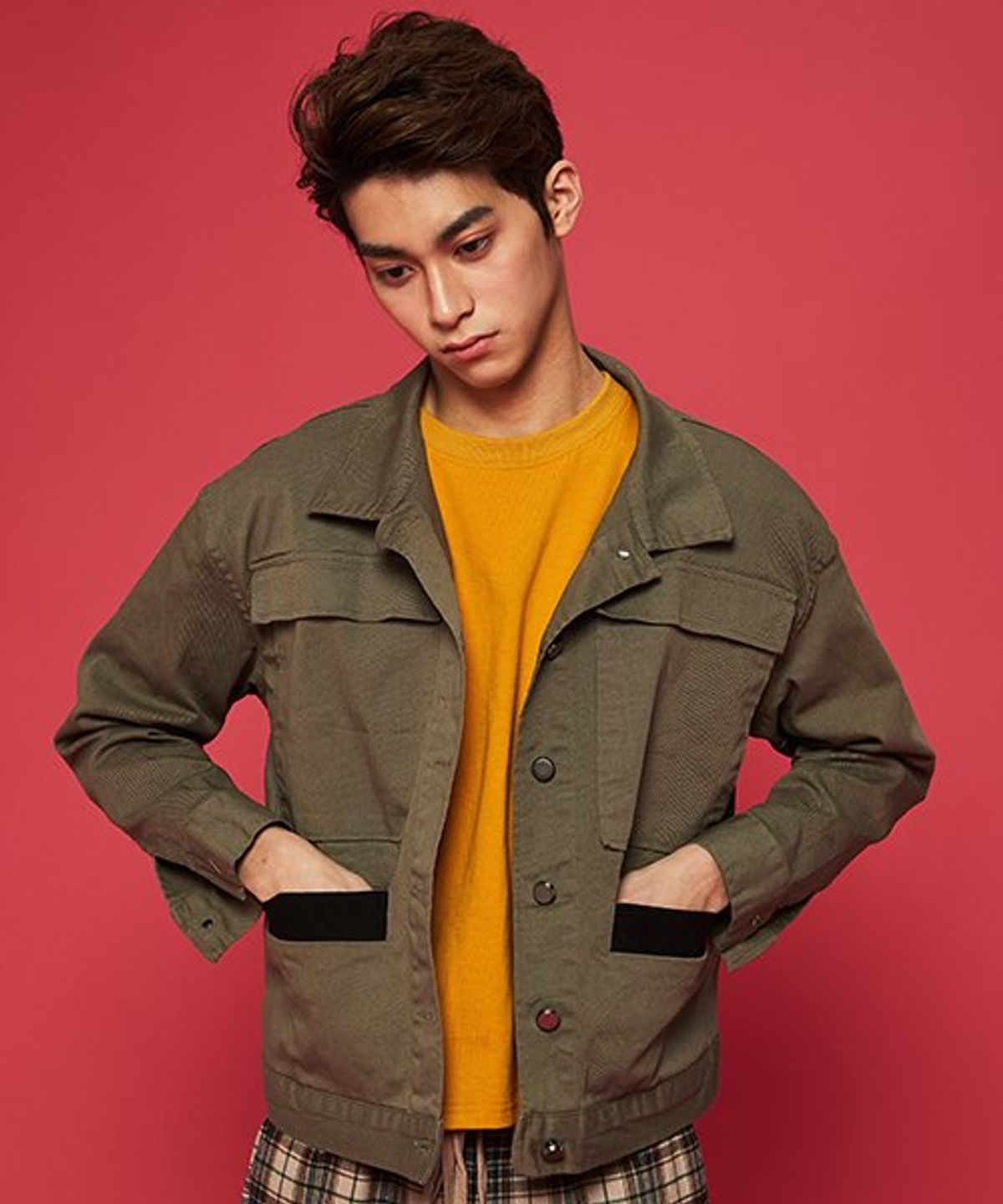 마이누(MINU) GP Jacket[Khakigray]