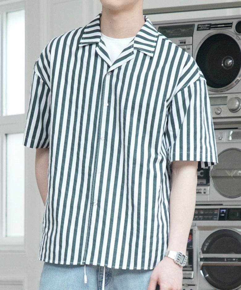 WIND MASH SHIRTS GREEN