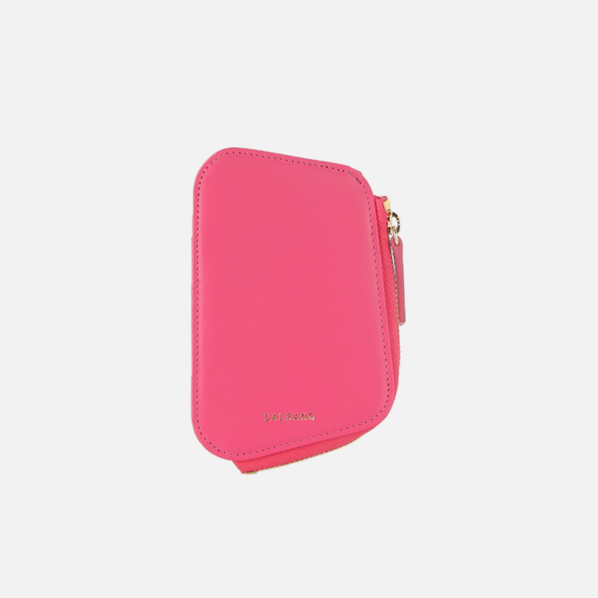 살랑(SALRANG) Reims Pebble Card Wallet Strawberry Pink