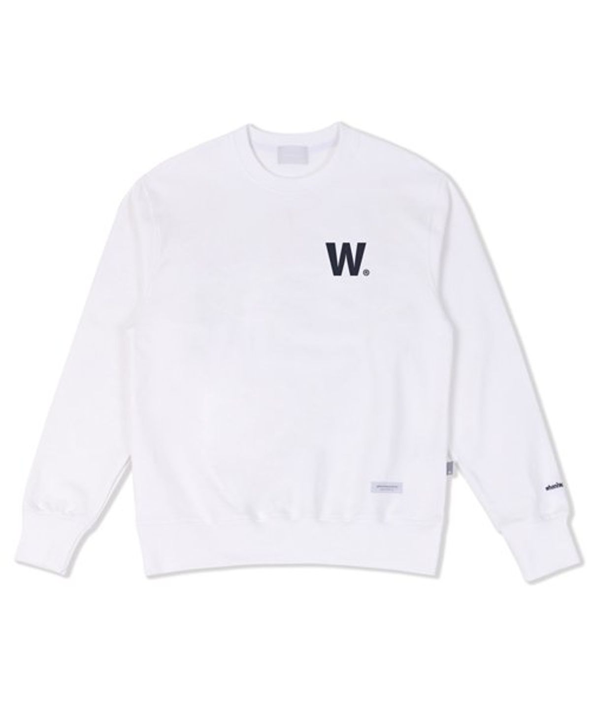 웬아이워즈영(WHENIWASYOUNG) W 로고 스웻셔츠 (아이보리화이트)