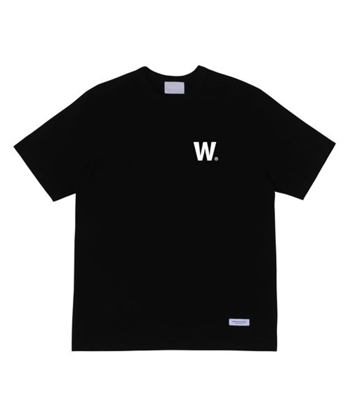 웬아이워즈영(WHENIWASYOUNG) W 로고 티셔츠 (블랙)