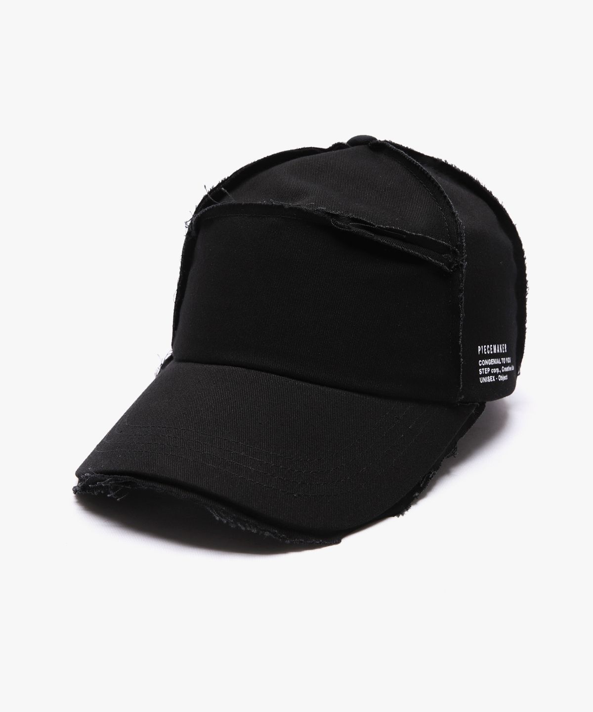 피스메이커(PIECE MAKER) RAW WIDE CAP (BLACK)