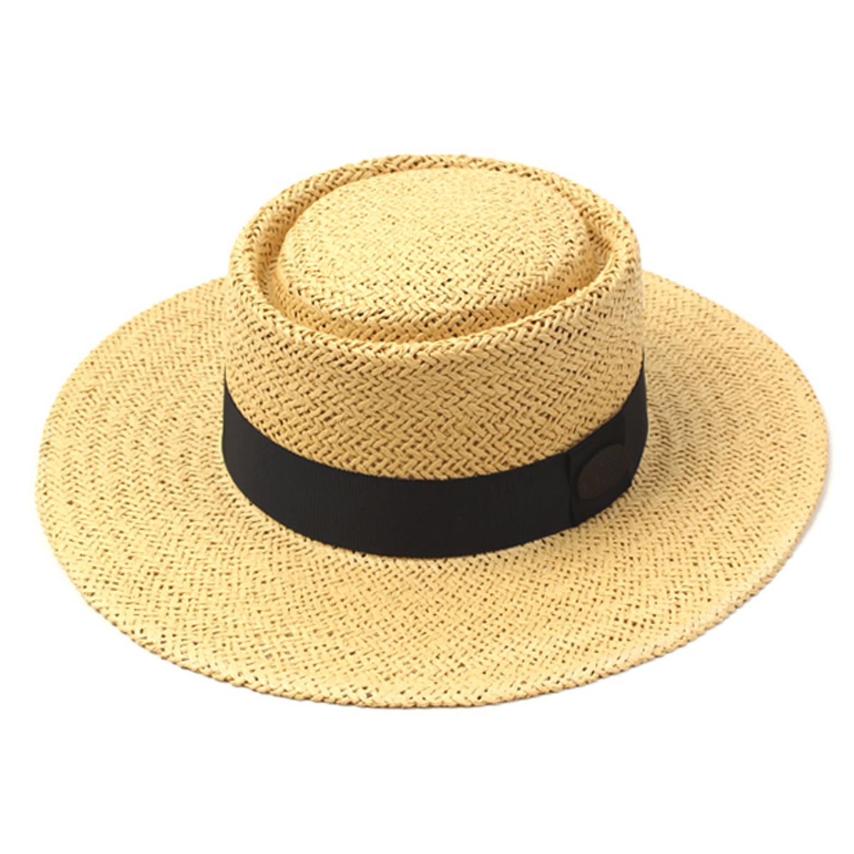 유니버셜 케미스트리(UNIVERSAL CHEMISTRY) Home Beige Flat Fedora 썸머페도라