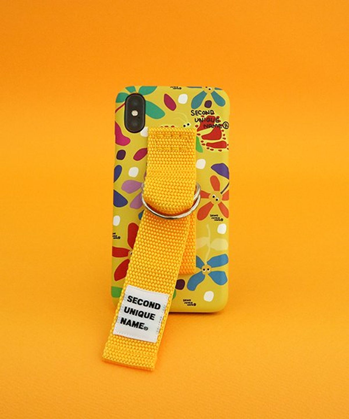 세컨드유니크네임(SECOND UNIQUE NAME) SUN CASE GRAPHIC FLOWER YELLOW YELLOW (BELT)